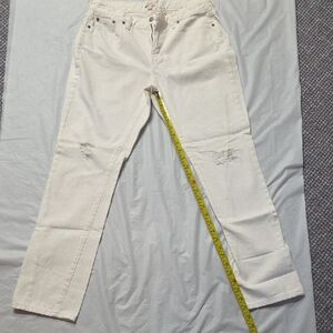 J. Crew Off-White Denim Jeans